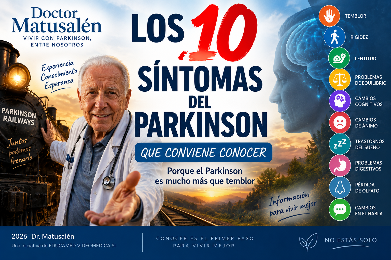 10 síntomas del Párkinson que conviene conocer