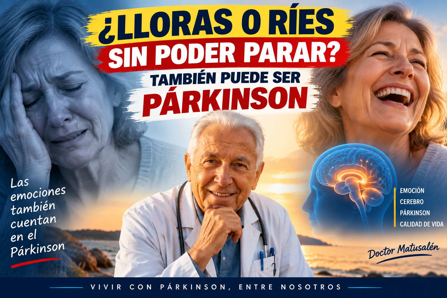 LLANTO INCONTROLABLE,RISA INEXPLICABLE…¿TAMBIÉN ES PÁRKINSON?