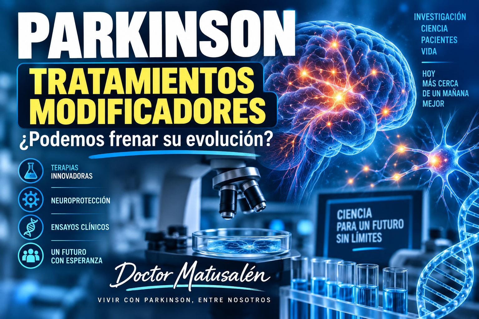 Tratamientos modificadores del Párkinson:¿podemos frenar la progresión de la enfermedad?
